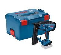 Bosch Professional 18V System grapadora madera batería GTH 18V-38 M (motor Brushless sin escobillas, modo disparo impacto simple, sin baterías ni cargador, en L-BOXX)