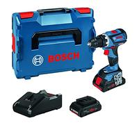 Bosch Professional 18V System GSR 18V-60 C - Atornillador a batería (Brushless, 60 Nm, Ø máx. tornillo 10 mm, conectable, 2 baterías ProCORE 4.0Ah, en L-BOXX)