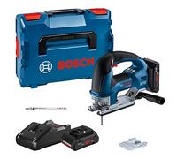 Bosch Professional 18V System GST 18V-155 BC - Sierra de calar a batería (3800 cpm, profundidad 135 mm, 2 batería ProCORE x 4.0Ah, en L-BOXX)