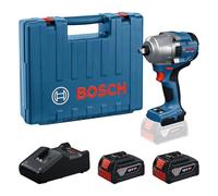 Bosch Professional 18V System Llave de Impacto a Batería GDS 18V-780 (incl. 2 baterías de 5,0 Ah, GAL 18V-40, maletín de transporte)