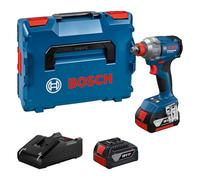 Bosch Professional 18V System llave de impacto a batería GDX 18V285 (incl. 2x baterías GBA 4.0Ah, cargador GAL 18V20, LBOXX)