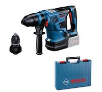 Bosch Professional 18V System martillo perf. BITURBO batería GBH 18V-34 CF (con mód. Bluetooth GCY 42, emp. aux., prof. retráctil, SDS plus, port. cam, ráp. 13 mm, tubo grasa, malet., sin bat./carg.)