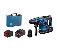 Bosch Professional BITURBO GBH 18V-34 CF - Martillo perforador combinado a batería (18V, 5,8 J, Ø máx. hormigón 32 mm, SDS plus, Connectivity, 2 baterías ProCORE18V 5.5Ah, en maletín)