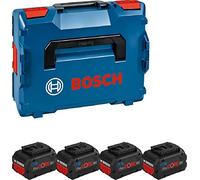 Bosch Professional 18V System set de baterías ProCORE: 4 GBA 18V 5.5Ah (incl. bandeja para L-BOXX para Starter Sets, en L-BOXX)