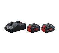 Bosch Professional 18V System set de iniciación: 2 baterías ProCORE 18V 8.0Ah + cargador ultrarrápido GAL 18V-160