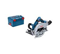 Bosch Professional 18V System sierra circular a batería BITURBO (sierra circ. portátil con hoja sierra izda. y prof. corte 70mm, poten. 1800W, incl. 1 disco de sierra, L-BOXX, sin batería/cargador)