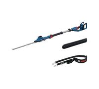Bosch Professional 18V System sierra de bastón telescópico GHE 18V-50 TP (bastón telescópico de 2,5 m, 3400 carreras por minuto, apertura de dientes de 23,5 mm, correa de hombro incl., sin batería)
