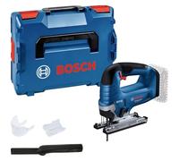 Bosch Professional 18V System sierra de calar a batería GST 18V-125 B (con empuñadura de estribo, cortes inclinados hasta un ángulo de 45°, en L-BOXX)