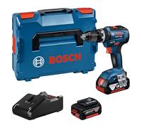 Bosch Professional 18V System taladro con percusión a batería GSB 18V-55 (par máx. 55 Nm, incl. 2 baterías 4.0Ah, cargador rápido GAL 18V-40, L-BOXX)