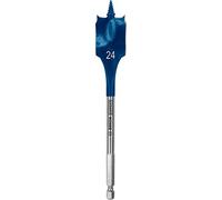 Bosch Professional 1x Brocas fresadoras planas Expert SelfCut Speed (para Madera blanda, Aglomerado, Ø 24,00 mm, Longitud 152 mm, accesorios Taladro de impacto rotativo)