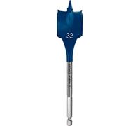 Bosch Professional 1x Brocas fresadoras planas Expert SelfCut Speed (para Madera blanda, Aglomerado, Ø 32,00 mm, Longitud 152 mm, accesorios Taladro de impacto rotativo)