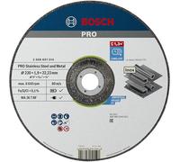Bosch Professional 1x Disco de Corte Acodado Standard for Inox (para Inoxidable, Ø 230 x 1.9 mm, Accesorios Amoladora)