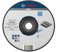 Bosch Professional 1x Disco de Corte Acodado Standard for Metal (para Metal, Ø 180 x 3 mm, Accesorios Amoladora)