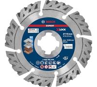 Bosch Professional 1x Disco de corte de diamante Expert MultiMaterial X-LOCK (para Hormigón, Ø 115 mm, accesorios Amoladora pequeña)