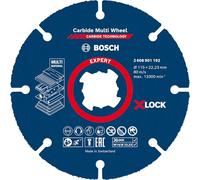 Bosch Professional 1x Disco de corte Expert Carbide Multi Wheel X-LOCK (para Madera dura, Ø 115 mm, accesorios Amoladora pequeña)