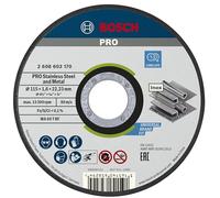 Bosch Professional 1x Disco de Corte Recto Standard for Inox (para Inoxidable, Ø 115 x 1.6 mm, Accesorios Amoladora)