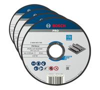 Bosch Professional 1x Disco de Corte Recto Standard for Metal (para Metal, Ø 125 x 1.6 mm, Accesorios Amoladora) (Paquete de 4)