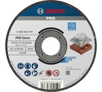 Bosch Professional 1x Disco de Corte Recto Standard for Stone (para Ladrillo, Mármol, Ø 115 mm, Accesorios para Amoladoras)