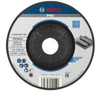 BOSCH Disco de desbaste perfilado Estándar para metal A 24 P BF, 125 mm, 22,23 mm, 6,0 mm 2608603182