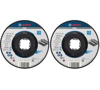 Bosch Professional 1x Disco de Desbaste Acodado Standard for Metal (para Metal, X-LOCK, Ø 125 x 6 mm, Accesorios Amoladora) (Paquete de 2)