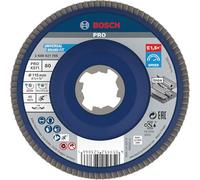 Bosch Professional 1x Disco de Láminas X571 Best for Metal X-LOCK (para metal, Ø 115 mm, P 80, version en ángulo, accesorios amoladora)