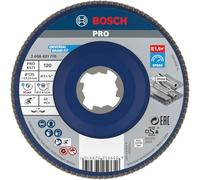 Bosch Professional 1x Disco de Láminas X571 Best for Metal X-LOCK (para metal, Ø 125 mm, P 120, version en ángulo, accesorios amoladora)