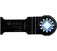 Bosch Professional 1x Hoja de Sierra de Inmersión Starlock BIM AIZ 32 AB Metal (para Metal no Férreo, Aluminio, Piedra, Cartón de Yeso, 32 x 50 mm, Accesorios para Multiherramientas Oscilantes