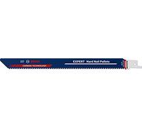 Bosch Professional 1x Hoja de sierra sable Expert `Hard Nail Pallets` S 1122 CHM (para Madera con metal duro, Longitud 225 mm, accesorios Sierra sable)