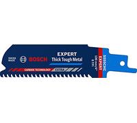 Bosch Professional 1x Hoja de sierra sable Expert `Thick Tough Metal` S 555 CHC (para Acero resistente, Hierro fundido, Longitud 100 mm, accesorios Sierra sable)