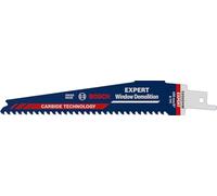 Bosch Professional 1x Hoja de sierra sable Expert `Window Demolition` S 956 DHM (para Madera con metal duro, Longitud 150 mm, accesorios Sierra sable)