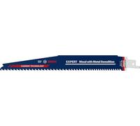 Bosch Professional 1x Hoja de sierra sable Expert `Wood with Metal Demolition` S 1167 XHM (para Madera con metal duro, Longitud 225 mm, accesorios Sierra sable)