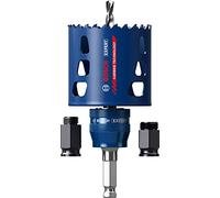 Bosch Professional 1x Kits de iniciación de sierras de corona Expert Tough Material (Accesorios Taladro de impacto rotativo), Gris, Starter Set Ø 68 mm