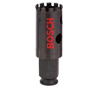 Bosch Professional 1x Sierra de Corona de Diamante Diamond for Hard Ceramics (para baldosas más duras, Ø 25 mm, Accesorios Taladros de Impacto Rotativos)
