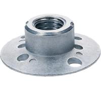 Bosch Professional 2 603 345 002 - Tuerca redonda con rosca de la brida M 14-115/125 mm (pack de 1), Azul
