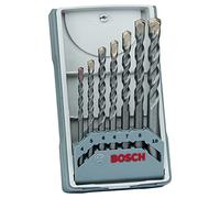 Bosch Professional 2 607 017 082 - Juego de 7 brocas para hormigón, Gris, Ø 4/5/6/6/7/8/10 mm