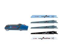 Bosch Professional 2 608 000 495 Sierra de Bolsillo, Negro, Azul + - Hojas de Sierra Intercambiables (Set de 5 Piezas)