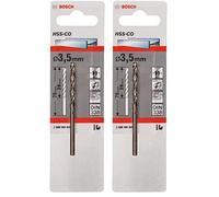Bosch Professional 2 608 585 845 - Brocas metálicas HSS-Co, DIN 338 (3,5 x 39 x 70 mm) (Paquete de 2)