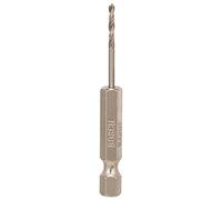 Bosch Professional 2 608 595 518 - Broca helicoidal para madera, vástago hexagonal de 1/4" (2 x 24 x 62 mm)
