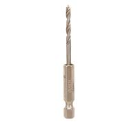 Bosch Professional 2 608 595 519 - Broca helicoidal para madera, vástago hexagonal de 1/4" (3 x 33 x 74 mm)
