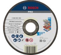 Bosch Professional 2 608 602 384 - Disco de corte recto Rapido Multi Construction - ACS 60 V BF, 115 mm, 1,0 mm, 80 m/s (pack de 1), multicolor