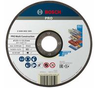 Bosch Professional 2 608 602 385 - Disco de corte recto Rapido Multi Construction - ACS 60 V BF, 125 mm, 1,0 mm (pack de 1)