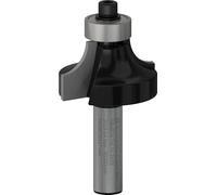 Bosch Professional 2 608 628 341 - Fresas para redondear - 8 mm, R1 8 mm, L 15,2 mm, G 53 mm (pack de 1), Negro, Acero Inoxidable