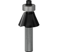 Bosch Professional 2 608 628 351 - Fresas de enrasar y biselar - 8 mm, D1 23,7 mm, B 5,5 mm, L 12 mm, G 54 mm, 25° (pack de 1)