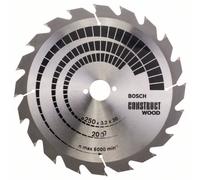 Bosch Professional – Hoja de sierra circular Construct Wood 250 x 30 x 3,2 mm 20 (pack de 1)