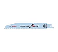 Bosch Professional Hoja de sierra sable S 123 XF Progressor for Metal Azul pack de 2