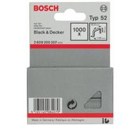 Bosch Professional 2 609 200 207 - Grapa de alambre plano tipo 52-12,3 x 1,25 x 12 mm (pack de 1000)
