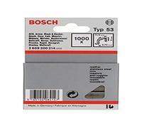 Bosch Professional 2 609 200 214 - Grapa de alambre fino tipo 53-11,4 x 0,74 x 6 mm (pack de 1000)