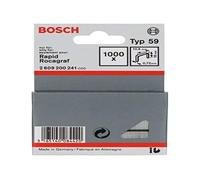 Bosch Professional 2 609 200 241 - Grapa de alambre fino tipo 59-10,6 x 0,72 x 10 mm (pack de 1000)