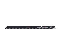 Bosch Professional 2 unidades Hoja de sierra sable S 1241 HM Endurance for Aerated Concrete, para materiales minerales abrasivos, 300 x 22 x 1.5 mm, accesorio de sierra sable, Negro, 300 mm