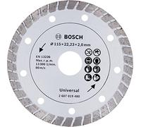 Bosch Professional 2607019480 - Disco de diamante para materiales de construcción turbo (diámetro de 115 mm)